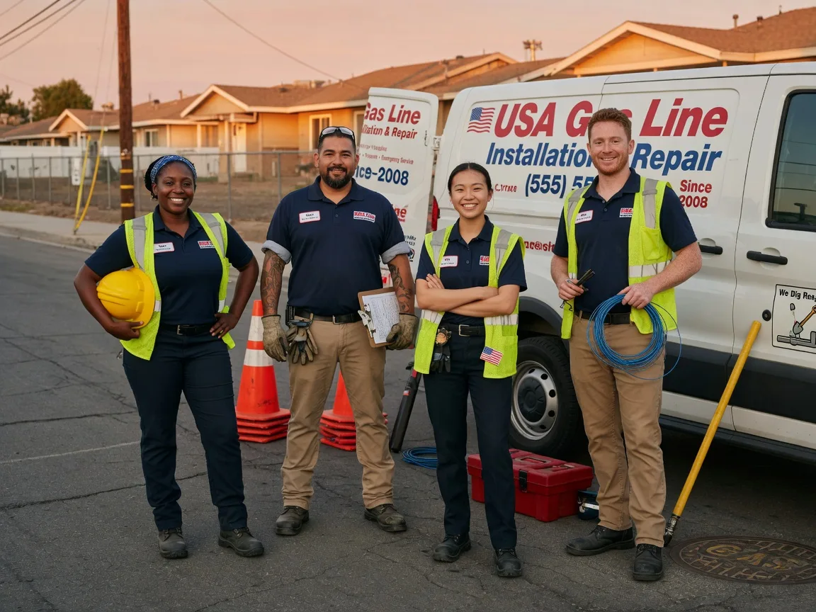 Gas Line Installation company in Gibbon Glade, PA